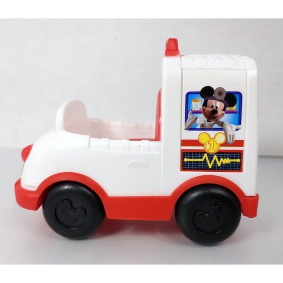 Fisher-Price Mickey Mouse Clubhouse: Donald's Ambulance - 4in. Rolling Vehicle - Picture 2 of 8